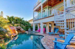 Golf Cart Included, Close to Beach, Pool Slide Spa, Elevator